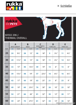 Rukka Pets - Thermo-Overall für Hunde Bild 4