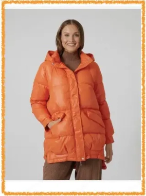 Orange Steppjacke