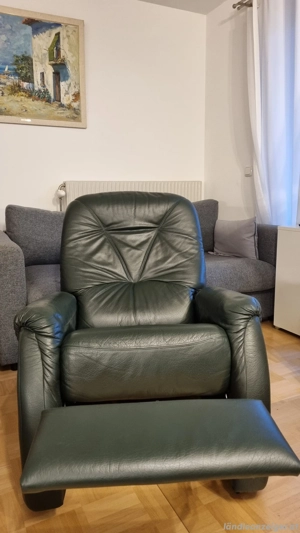 Sessel (Leder) mit Liegefunktion Bild 2