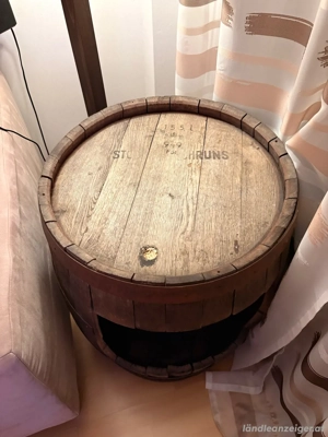 Bar-Fass aus Holz, mit oder ohne Licht