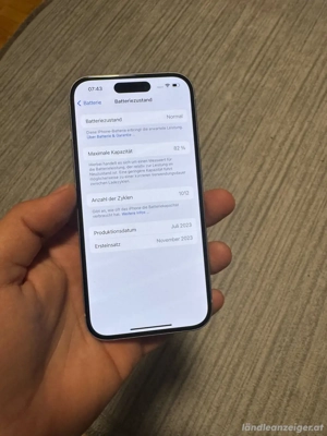 iphone 15 128gb weiss  Bild 4