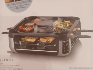 Raclette-Grill Severin mit integriertem Dunstabzug (!), leistungsstark NEU anstatt 199,- nur 85 Euro