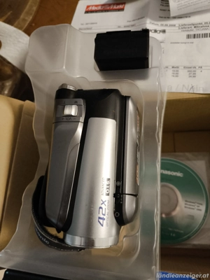 Panasconic SDR Video Camera - neuwertig mit Rechnung  Bild 2