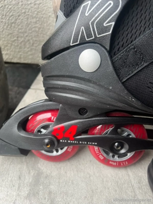2x rollerblades gr 7,5&10 Bild 4