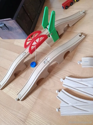 brio Eichhorn holz Eisenbahn set Bild 3