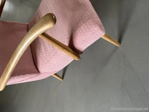 Vintage Sessel rosa Bild 3