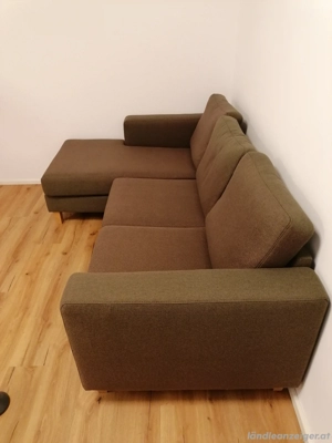 Ecksofa braun Bild 3
