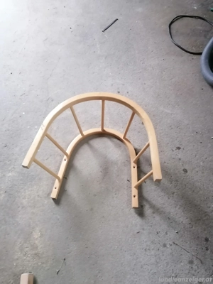 Rodel mit Kindersitz Bild 2