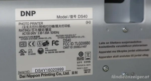 Fotodrucker Profigeräte DNP Fotolusio DS 40 mit Papier Bild 9