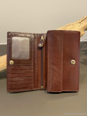 Vintage Ledergeldtasche  Bild 2