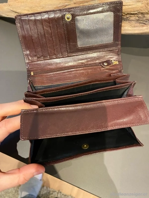 Vintage Ledergeldtasche  Bild 5