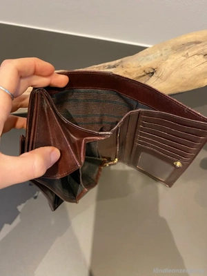 Vintage Ledergeldtasche  Bild 3