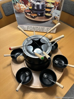 Fondue-Set 22-teilig - WIE NEU! Bild 3