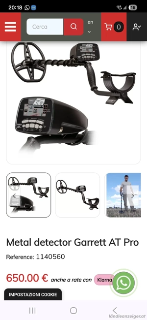 Garret Ace Pro Metalldektor. Bild 6