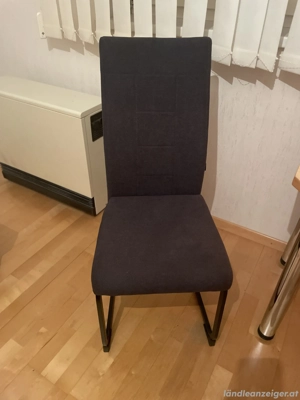 Schwingstuhl blau Bild 2