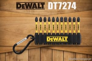 NEU: DEWALT DT7274 Impact Bit-Set   57 mm, PH2   PZ2   PZ3, schlagfest