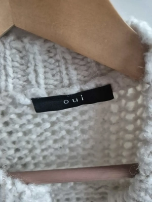 Strickjacke Oui Größe 38 hellbraun Bild 3