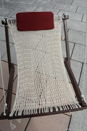 Designer Hängestuhl - Edelstahl - Indoor Outdoor - Gartenmöbel Bild 5