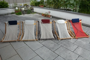 Hängestühle mit Edelstahlverbindungen und hochwertigen Materialien