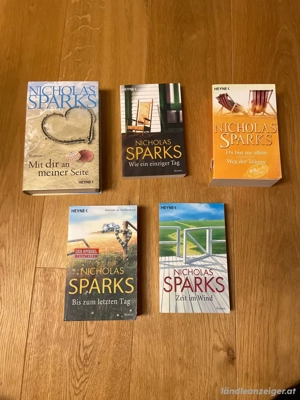 5 Bücher von Nicholas Sparks