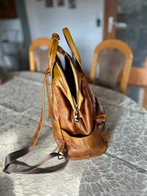 Rucksack aus echtem Leder Bild 2