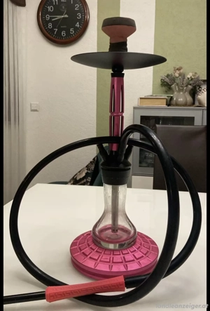 Shisha pink 4 Anschlüsse 
