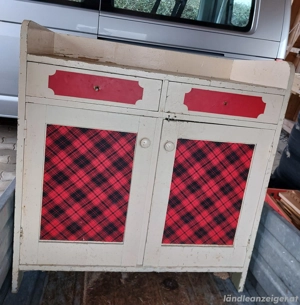 Holzkasten, Holzschrank, Kästchen, Kommode Bild 2