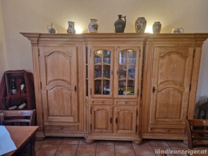 Bauernschrank, Buffet und Bar, Eiche massiv  Bild 2