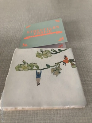 Storytiles - Kunstwerk auf Fliese mit Holzrahmen Bild 3