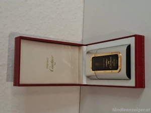 Santos de Cartier Paris - Eau de Toilette 50 ml Flakon - OVP in roter Box - Vintage - Rarität 