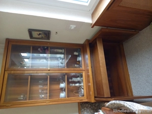 Esszimmer mit Eckbank, Tisch, 2 Stühle, Vitrinen- und Regalschrank, auch einzeln Bild 6