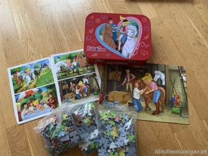 Bibi und Tina 4 Puzzles Koffer 