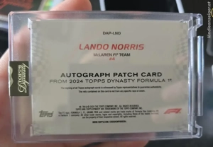 Lando norris f1 topps dynasty 2024 1 10 Bild 2