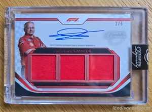 Frédéric vasseur f1 topps dynasty 