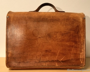 Schultasche Leder vintage Bild 4
