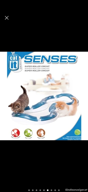 Catit Design Spielschiene für Katzen mit Extrabälle Bild 3