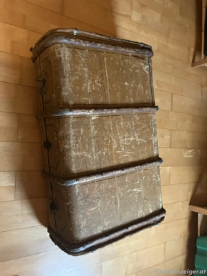 Überseekoffer   Reisekoffer Antik  Bild 4