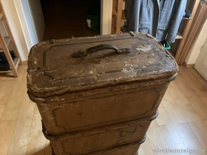 Überseekoffer   Reisekoffer Antik  Bild 5