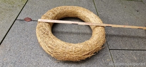 Strohrömer   Strohkranz   Bindeunterlage für Blumenkränze