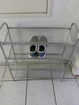 Schuhregal aus Metall  Bild 2