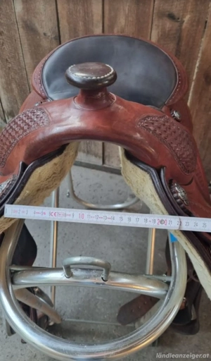 Continental Equiflex 74 Full Quarter Westernsattel 16" Castano Bild 2