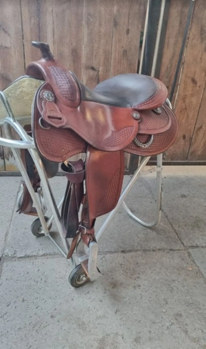 Continental Equiflex 74 Full Quarter Westernsattel 16" Castano Bild 5