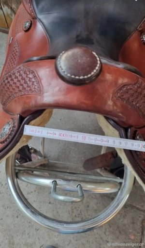 Continental Equiflex 74 Full Quarter Westernsattel 16" Castano Bild 3
