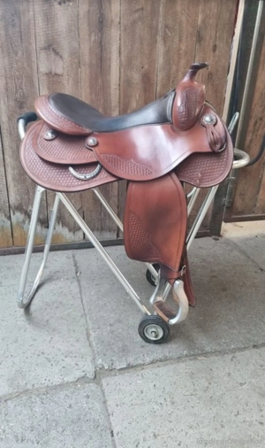 Continental Equiflex 74 Full Quarter Westernsattel 16" Castano Bild 4