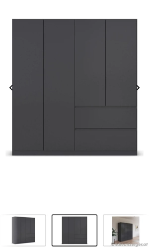 Schrank Graumetallic Neuwertig Bild 2