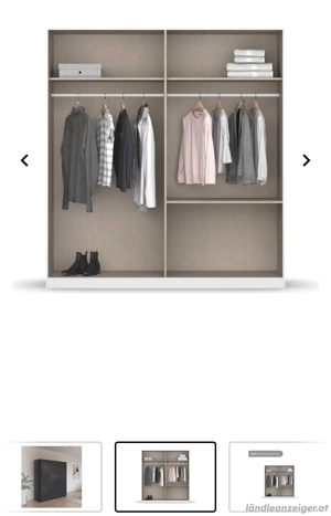 Schrank Graumetallic Neuwertig Bild 3