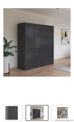 Schrank Graumetallic Neuwertig