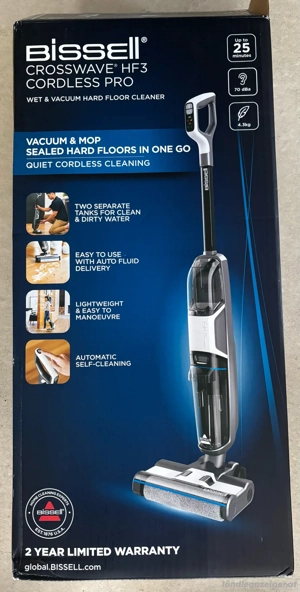 Bissell Crosswave HF3 Cordless Pro wie neu Bild 5
