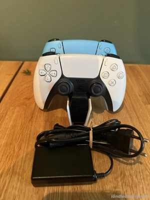 PlayStation 5 Slim Disc + Restgarantie + 2 Controller + Spiel Bild 2