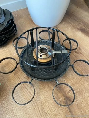 Fondue Kupfer Geschirr Set Bild 3